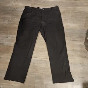 Callaway Pants Mens 40x32 Black‎ Straight Leg Chino Golf Flat Front Golf